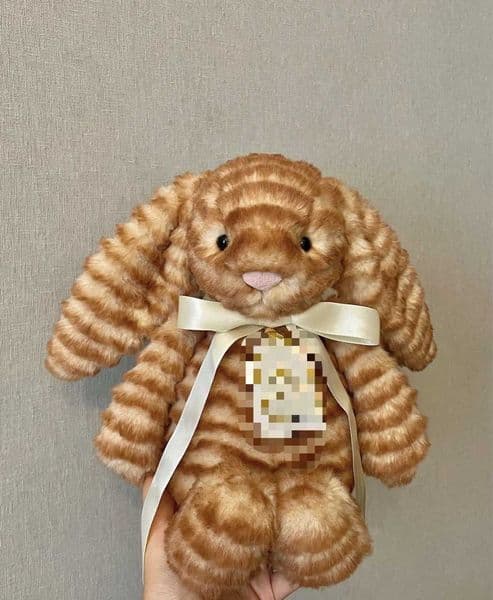 Movies TV toy jc UK Shy Gold Label Tiger Skin Bonnie Rabbit Plush Toy Baby Comfort Doll Pillow Valentines Day Gift
