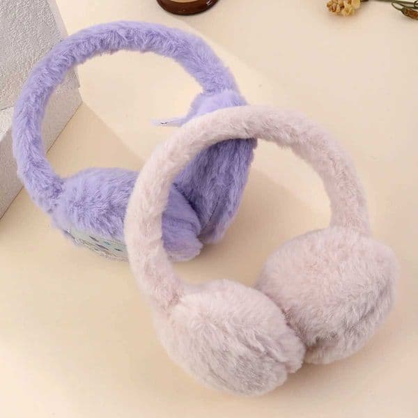 Winter Ear Muffs for Kids Girls Boys Fuzzy Cozy Warm Earmuffs Cold Weather Ear Warmer GiftXJ250918