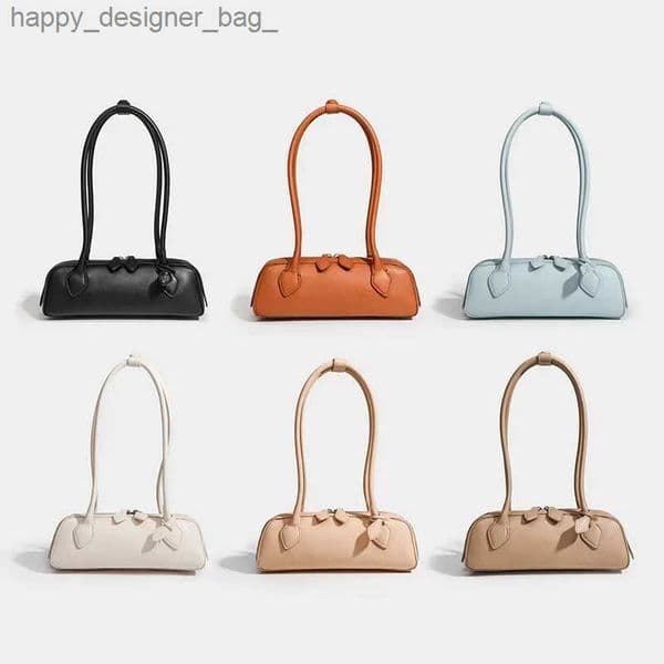 French Designer Sausage Bag Vintage Underarm Bag Genuine Leather Womens Handbag Casual Commuting Versatile Single Shoulder Bags T250918