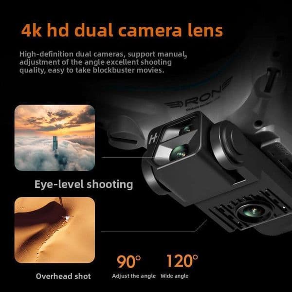 Genie Ky102 Drone 4k 8K HD Camera Obstacle Avoidance Aerial Photography Brushless Motor Foldable Rc Quadcopter Kid Toy