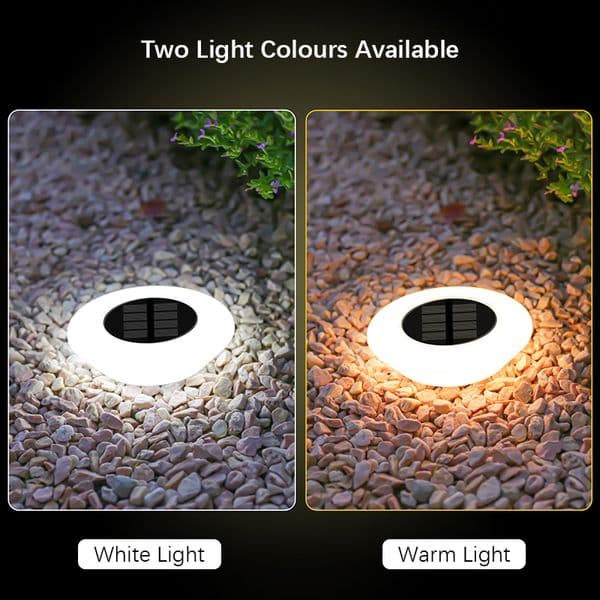 1/4pack Solar Ground Lights Fall Decor 14LED Waterproof Outdoor Landscape Light LED Lawn Lamp For Garden Pathway Yard Deck Camping Decor Luces Solares Para Suelo