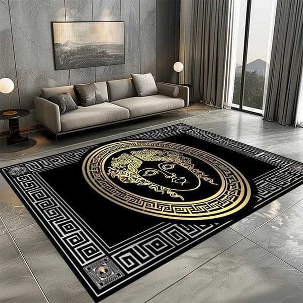 Modern Luxury Carpet for Living Room Fashion Design Big Size Rugs Cloakroom Nonslip Floor Mats Bedroom Bedside Soft Carpets W250919