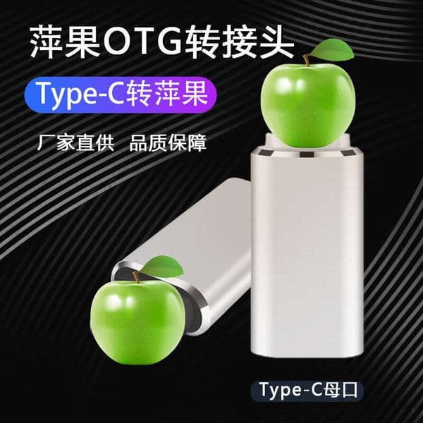 Compatible with iPhone iPad, Type-C Female to Apple Charging and Data 2-in-1 Adapter