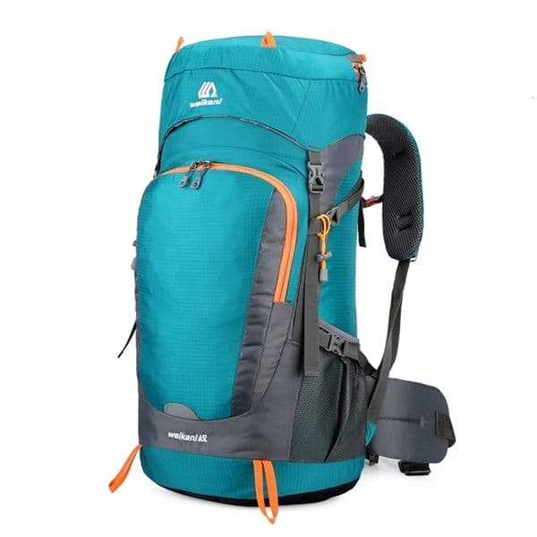 65L Backpack Waterresistant Hiking Backpack with Rain Cover Outdoor Sport Travel Daypack for Camping Climbing Mountaineering 250918BJ