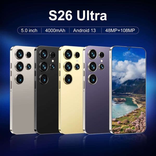 5G S25 Ultra Phone Unlocked English Touch Screen S26 Phone Local Warehouse Android s24 Smartphone Camera Phone HD Display Face16+1T Mobile Phone