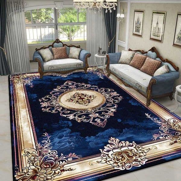Luxury Retro Carpets for Living Room European Decoration Home Large Area Rugs 200x300 Bedroom Lounge Rug Washable Floor Mats W250919