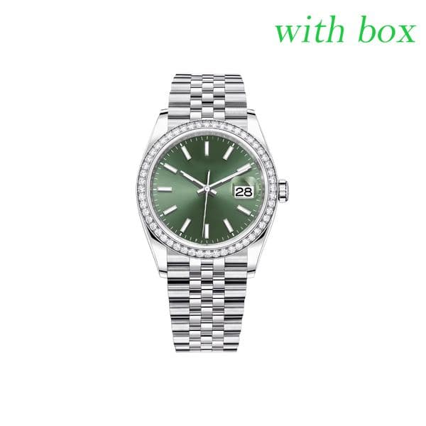 Mens 41/36MM designer Watch 2813 movement automatic Watches Women 31/28MM quartz Wristwatches 904L stainless steel Strap Sapphire Luminous Montres with box