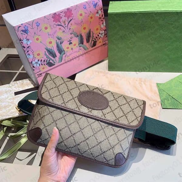 Designer Fannypack Women Mens Bumbag Luxury Womans Bumbags Fashion Fanny Pack Crossbody Belt Bag Shoulder Bag Waist Bags Temperament Fannypacks