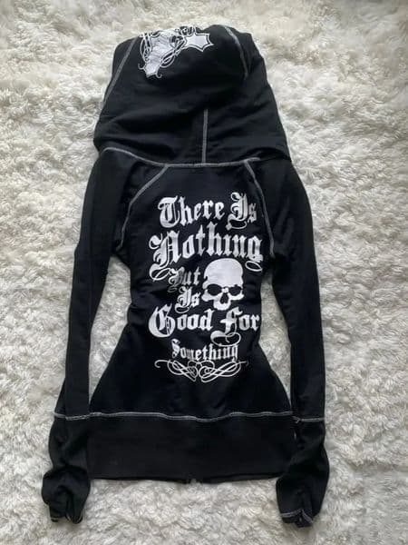 Y2k Harajuku Retro Leopard Black Sportswear Hip Hop Slim Fit Spicy Girl Multi Functional Hoodie Gothic Punk Zipper 250919BJ