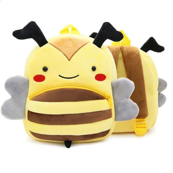 Boys Girls Backpack Cute Insect Bee Children Plush Backpack Kindergarten School Bag 250919BJ