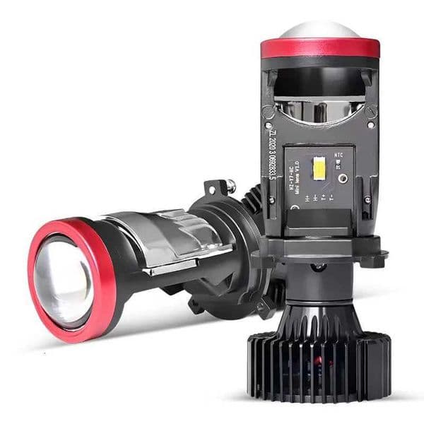 120W Auto Lamp Mini Lens LED H4 9003 HIB2 Bulbs Headlight Y7D Car Motorcycle Dual Projector Lens LED Automotive Moto 12V 24V X250920