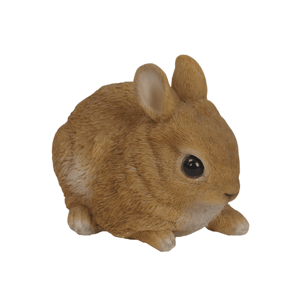 The adorable baby rabbit resin ornament, a charming addition to any garden, brings vibrant life and playfulness to your outdoor space