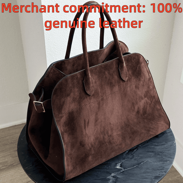Soft Margaux 10 12 15 bag High capacity suede tote bag Luxury Designer bags Womens mens travel bag genuine leather tote bag Top quality handbags crossbody Shoulder Bag