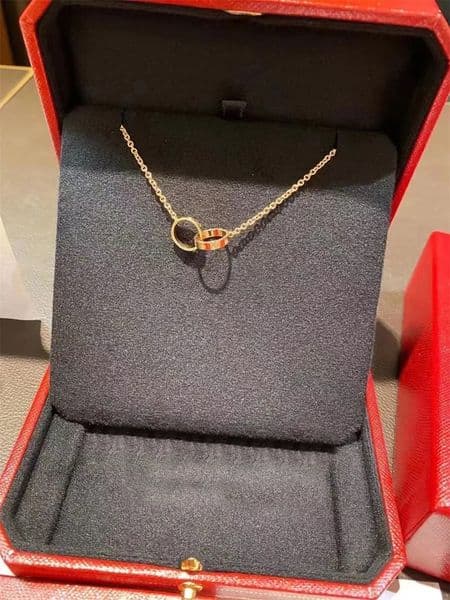 Luxury designer necklace diamond screw love necklaces mens and womens pendant necklaces fashion stainless steel necklace mans Valentines day gifts for woman