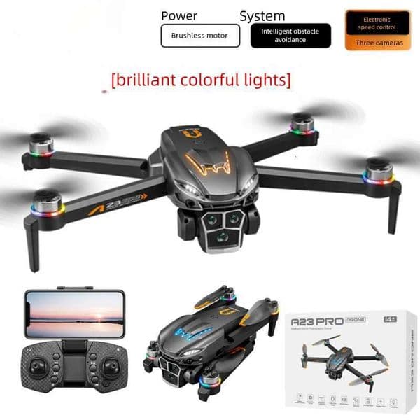 A PRO Drone HD Aerial Photography Quadcopter Brushless Obstacle Avoidance Remote Control Aircraft Toy