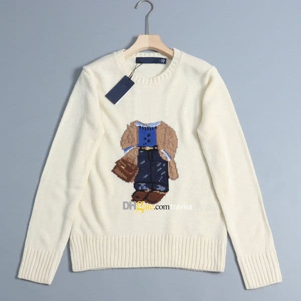 Designer Unisex Woolen Knit Sweater with Embroidery for Men & Women Comfortable and Stylish 34Iw#