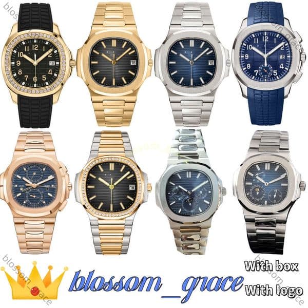AAA 5711 Nautilius Patekeity Philipeity Watch High Quality Luxury Mens Designer Watch Man Watch Woman Watch Superclone Quartz Mechanical Automatic Watch Box e5c6