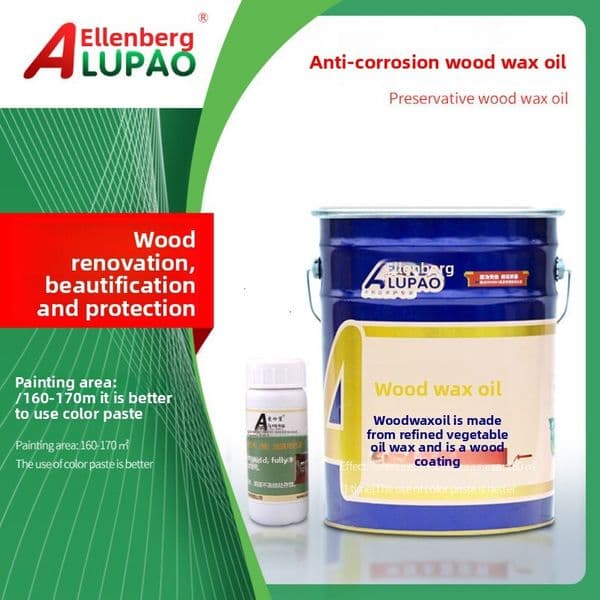 Direct Anti-Corrosion Wax Outdoor Furniture Waterproof Oil Varnish Wood Quick Curing