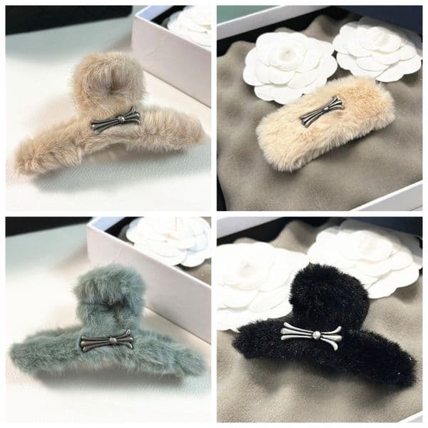 Designer Hair Clip Vintage Hairpin Cross Style Cute and Warm Autumn/Winter Girl Hair Accessories Girl's Heart Hairclip Hair Accessories