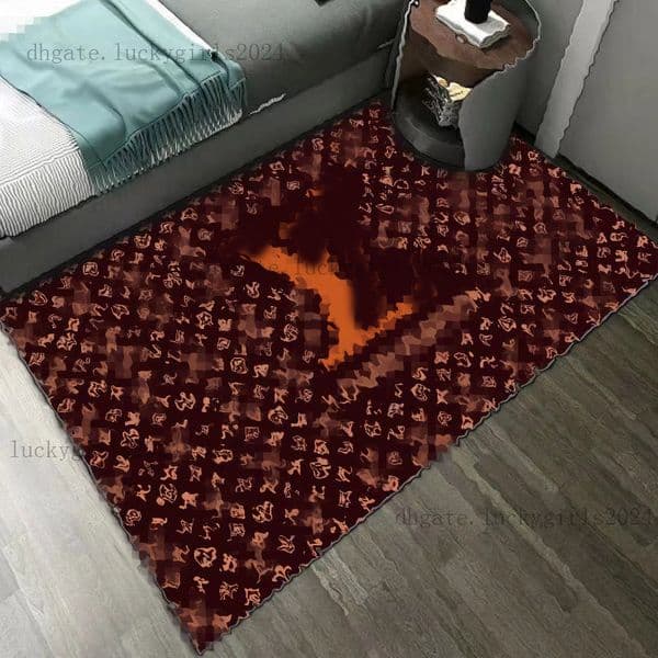 ic tag rug luxury vintage living room carpet Table floor mat Cloakroom floor mats bedroom rug unisex designer fashion rugs C251007 W251011