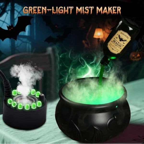 Halloween Black Wizard Bowl Magic Float Bottle and Diffuser Indoor Home Bar Magic Party Horror Ghost Props Halloween DecorationXJ250922