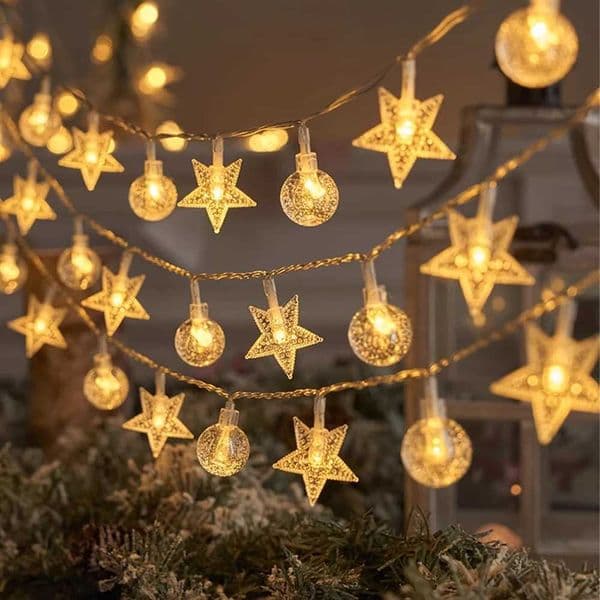 1pc 1536m Star Bubble Ball Fairy Lights Ideal For Room Birthday Party Wedding Decoration Gift Z250922