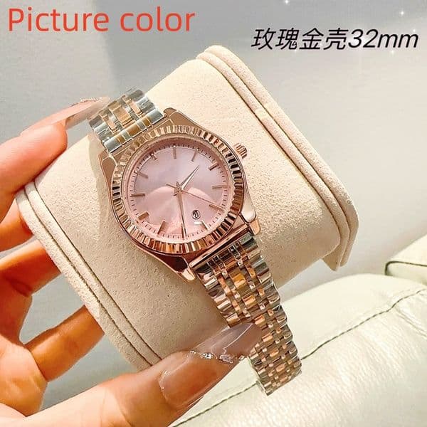 Arman Wrist Watches for Women 2026 New Womens Watches 32mm size Three needles Quartz Watch High Quality Top Luxury Brand designer Clock Steel Belt Fashion Style