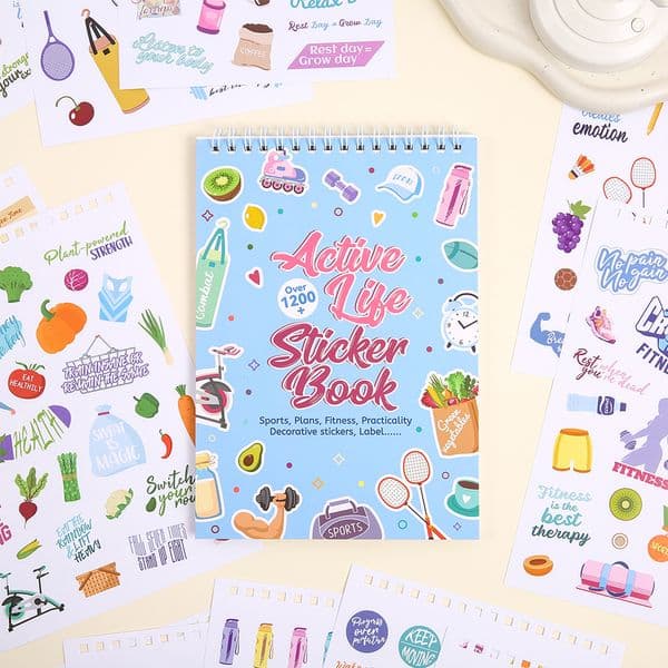Vibrant Life-Themed Planner Stickers Box Set Healing Decorative Planners