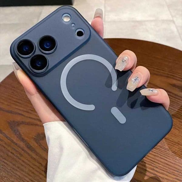 Luxury Ultra Thin Matte For Case for 17 Air 16 15 14 Plus 13 12 11 Pro Max Magnetic Wireless Charge Clear CoverXJ250922