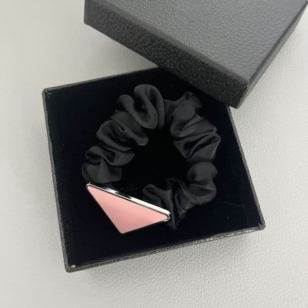 Designer Hair String Letter Elastic Hair String Fashionable Women's Hair Accessories Large Intestine Loop Rubber Band