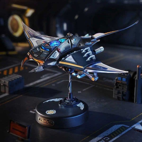 Rokr Manta Ray Mechanical 3D Puzzle Kit Cyberpunk Sle Model Challenging DIY Project Unique Desktop Decor Gift for AdultsXJ250922