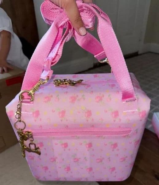 STOCK New Floral All Day Julienne Mini Soft Lunch Box Recycled Polyester 12-Hour Cooling Travel Cooler Bags Fy1281 0922 Free Shipping