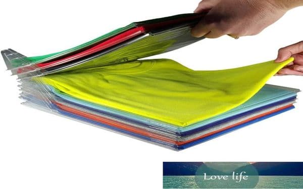 Storage Holders 20 Pcs Creative Home Closet Clothes Folder Organizer Store Documents Dividers TShirt Organization System Storage 6428194