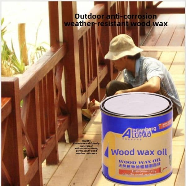 Ailunburg Outdoor Landscape Pavilion Solid Transparent Color Anti-Corrosion Property Wooden House Weather-Resistant Wood Wax Oil