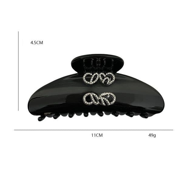 Designer Diamond Hair Clip Available in Multiple Colors Durable Anti Slip Versatile for Daily Women's Hairstyles Accessories Can Be Purchased in Mixed Colors