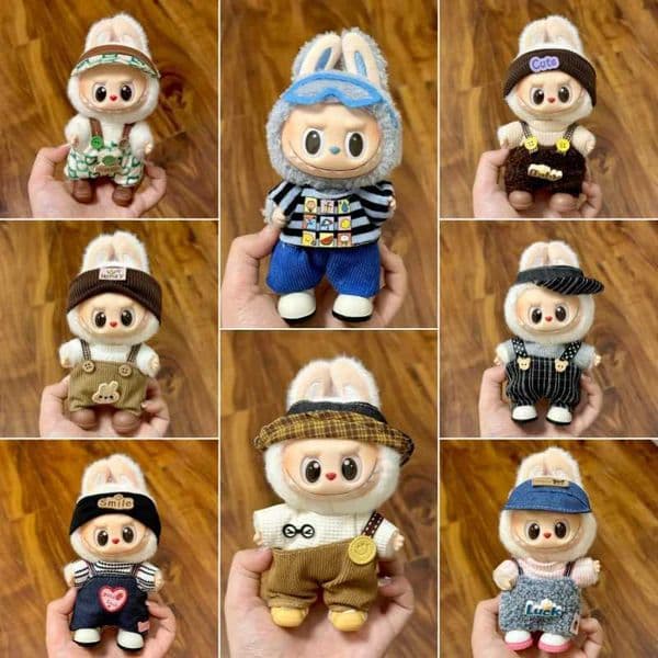 For1517cm Ropa labubu clothes outfit skirt set cute dress up toy for labubu clothes Accessories no doll X250923
