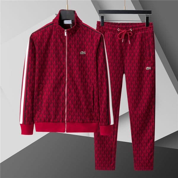 Fashion Designer Sportswear Jacquard Cardigan Grid Mens Jogging Hoodie Casual Autumn Winter Embroidered Crocodile Jacket Pant Men Clothing Zip Up Tracksuits Q260