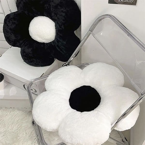 Cushion Decorative Pillow Ins Flower Cushion Plush Soft Office Throw Lumbar Support Classroom Chair Waist Girl Car Home Decor Gifts 231011bj