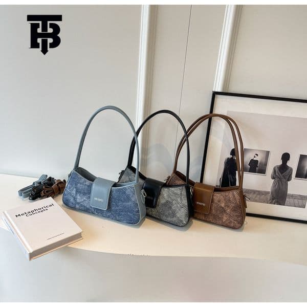 TB BHULAMTE Free Shipping New Designer Bag Minimalist Women's Rectangular Underarm Bag 2025 Ins Style Handbag Fashion Multi Functional Slanted Shoulder Bag
