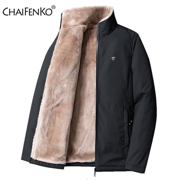 Men Winter Windproof Warm Thick Fleece Jacket Fashion Casual Coat Autumn Outwear Outdoor Classic 250923BJ