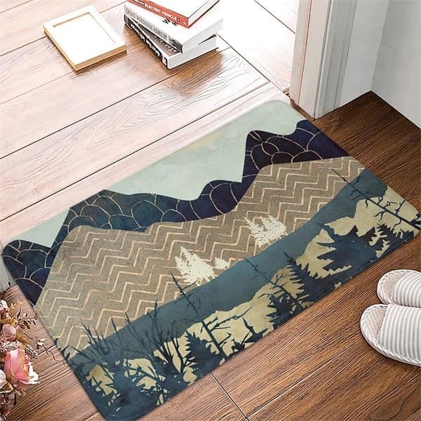 Carpet Geometric oil painting Doormat Kitchen carpet Entrance door mat bathroom in the bedroom Lounge Rug Home Decor 231011bj