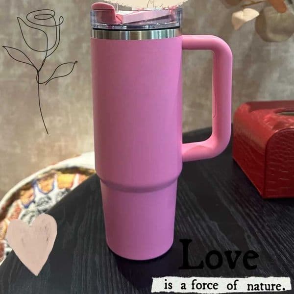 2025 New 40Oz Stainless Steel Vacuum Flask Insulated Tumbler with Lid and Straw Large Capacity Travel Cup Delivery on time X250922