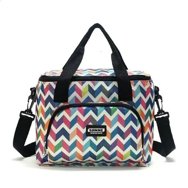 Lunch Tote Bag Portable Thermal Insulated Lunch Shoulder Food Bag Large Cooler Picnic Bags Box for Women Men Thermo Bag 250224bj