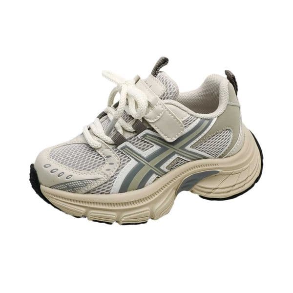 2025 Autumn Childrens Boys Girls Fashionable Versatile Lightweight Breathable Running Shoes Kid Toddler Thicksoled Dad Shoes J251118