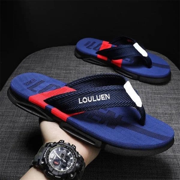 High Quality Fashion Men Flip Flops Summer Beach Casual Breathable Antiskid Slippers Outdoor 250117BJ