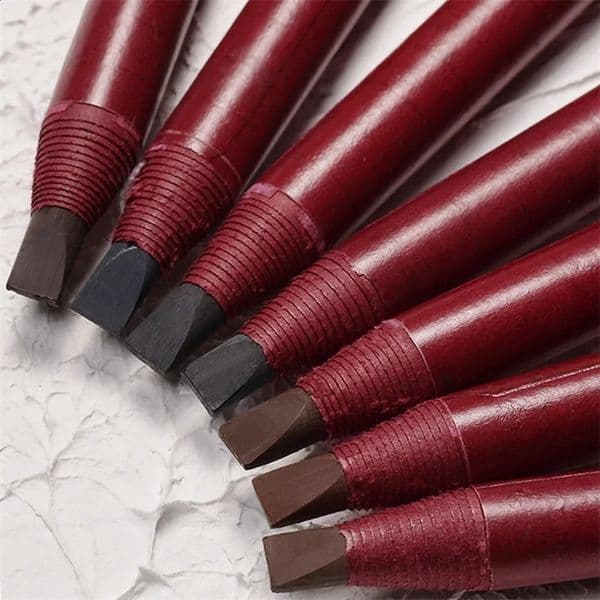 12 eyebrow pencils Chinese makeup high-quality professional womens cosmetics eyebrow enhancer brown pen tattoo wholesale 240918