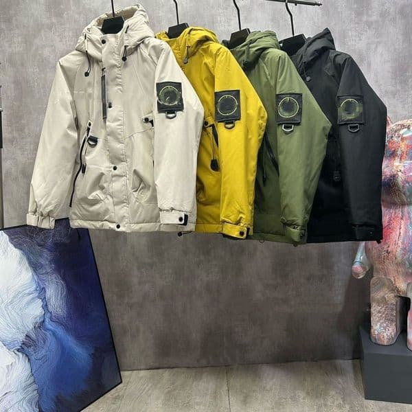 Designer men jacket fashion trend assault suit hooded jacket men women American loose autumn winter casual outdoor hiking coat size M-3XL
