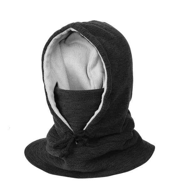 Men Balaclava Ski Cycling Caps Thicken Fleece Hood Windproof Face Mask Outdoor Neck Warmer Winter Bicycle Thermal Balaclava Hats 231229