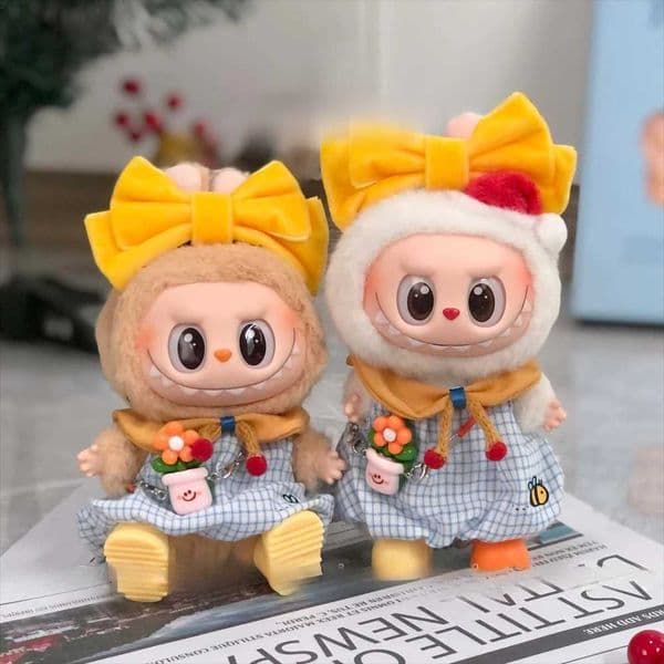 Labubu Clothing for1738cm Doll Plush Sweetheart Cake Skirt Cute Idol Doll Clothing Boutique Shoes Accessories Gifts X250923