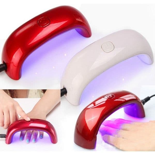 2023 New Arrival Beautiful 9W Uv Nial Lamp Nail Art Gel Polish Led Light Dryer Finger Dry For Sale